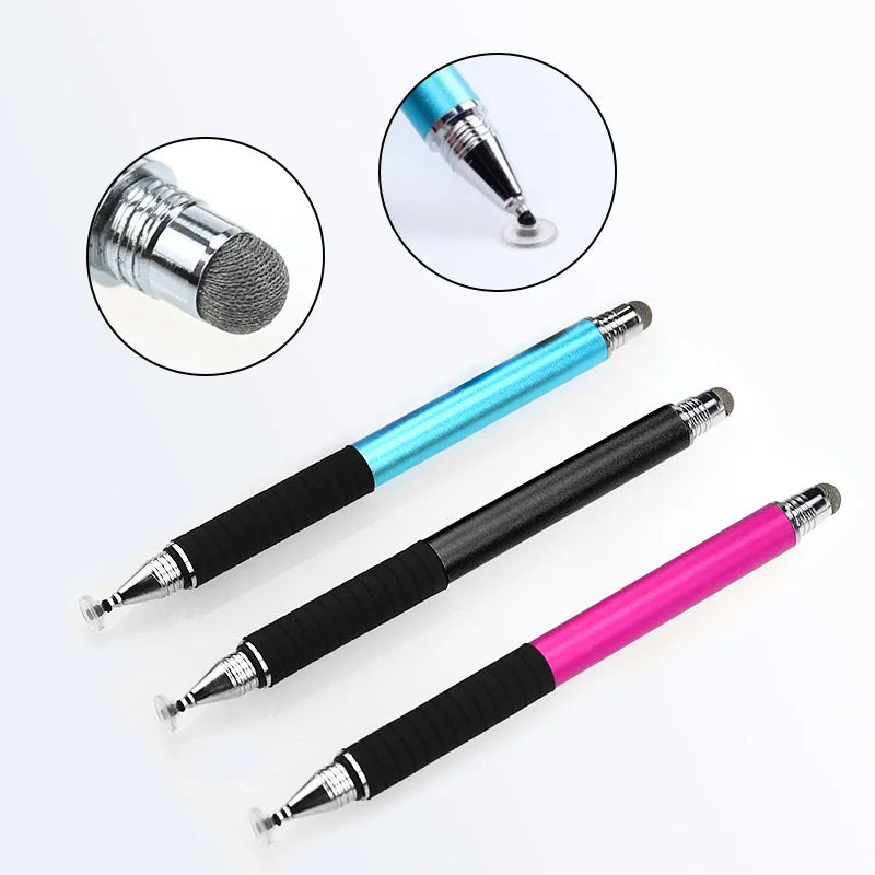 Universal Stylus Pen Capacitive Screen Disc Fiber Touch Pen Replacement Tips Drawing Writing Nib Pencil Head for Smartphone