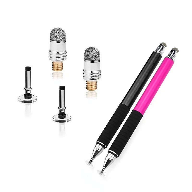 Universal Stylus Pen Capacitive Screen Disc Fiber Touch Pen Replacement Tips Drawing Writing Nib Pencil Head for Smartphone