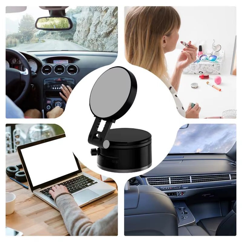 Suction Cup Cell Phone Holder Adjustable Cellphone Holder Magnetic Foldable Mobile Phone Suction Cup Support Car Interior