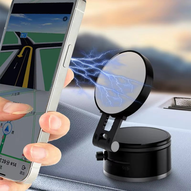 Suction Cup Cell Phone Holder Adjustable Cellphone Holder Magnetic Foldable Mobile Phone Suction Cup Support Car Interior