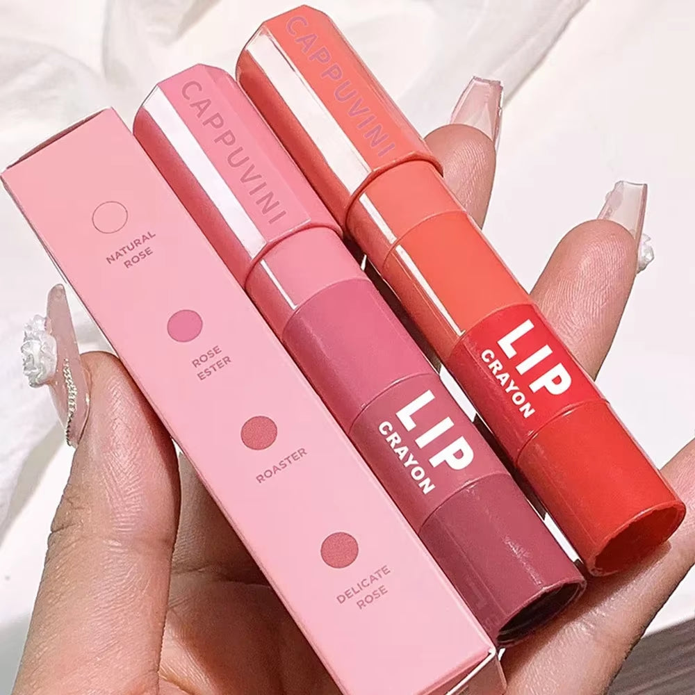 Matte Pen 4 Colors in 1 Nude Pink Matte Lip Gloss Waterproof Long Lasting Pencil Lip Liner Pen Lip Makeup Set